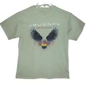 Journey Frontiers T-Shirt Mens Size Small green 2021short sleeve tee vinyl icons